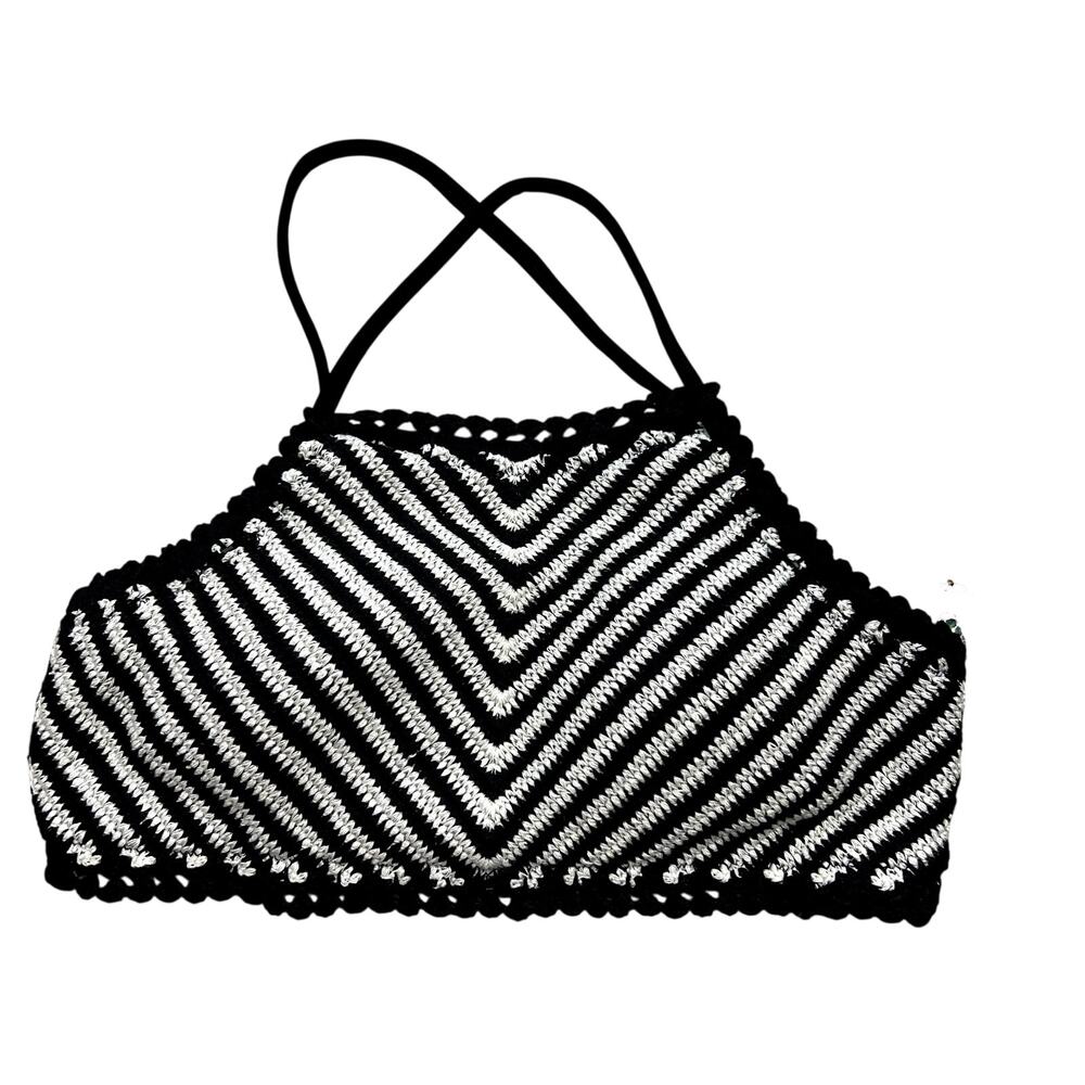 NWT Chelsea & Violet Crochet Knit Swim Top Size Youth 16